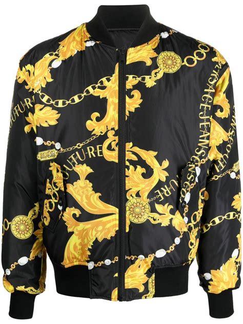 versace jeans couture big logo jacket|versace jeans couture white shirt.